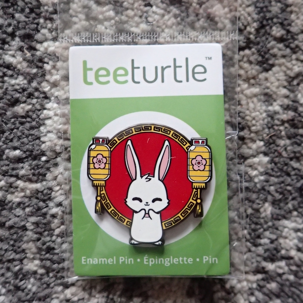 Teeturtle Year of the Rabbit Pin - New
